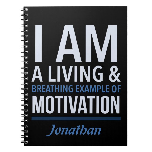 Typography Personalised Notebook (Front)