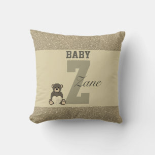 Typography personalised pillows