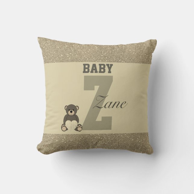 Typography personalised pillows (Front)