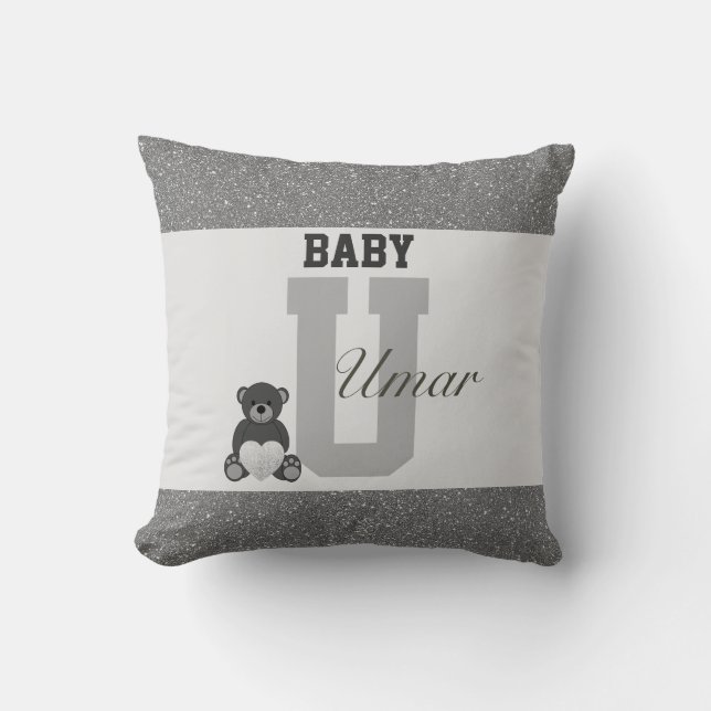 Typography personalised pillows (Front)