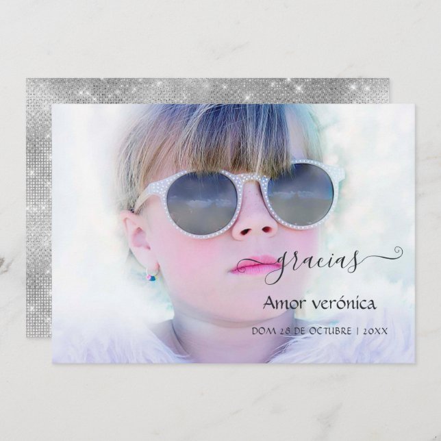 Typography Photo Thank You  (Front/Back)