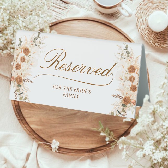 Typography Reserved Wedding | Bold Terracotta  (Creator Uploaded)