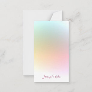 Typography Script Modern Trendy Colourful Template