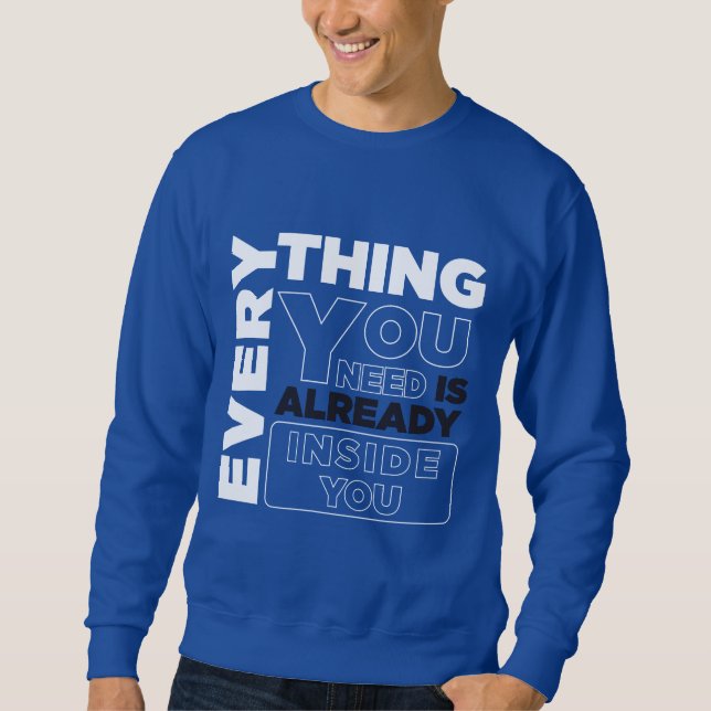 Typography Sweat Shirt (Front)