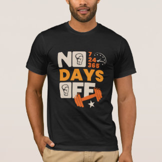 typography T-shirt for Gym and Fitness