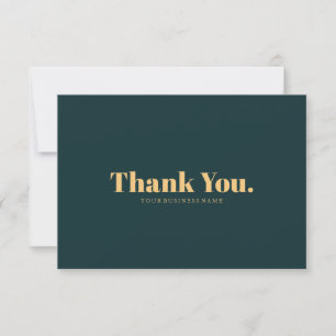 Typography  Thank You Card Design