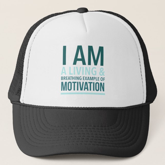 Typography Trucker Hat (Front)