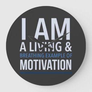 Typography Wall Clock