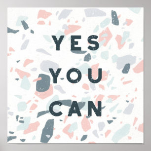 Typography - Yes You Can Poster