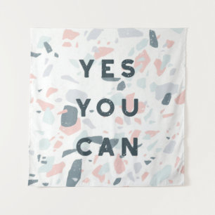 Typography - Yes You Can Tapestry