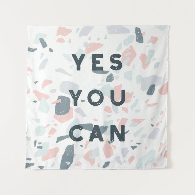 Typography - Yes You Can Tapestry (Front (Horizontal))