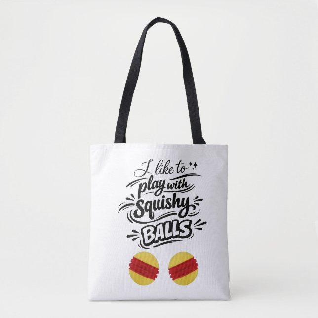 TypTi Squishy Balls Tote Bag (Front)