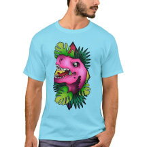 Tyranicorn Pink Dino - Blue