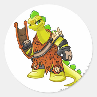 Tyrannia Team Captain 2 Classic Round Sticker