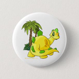 Tyrannian  yellow Chomby gazing 6 Cm Round Badge