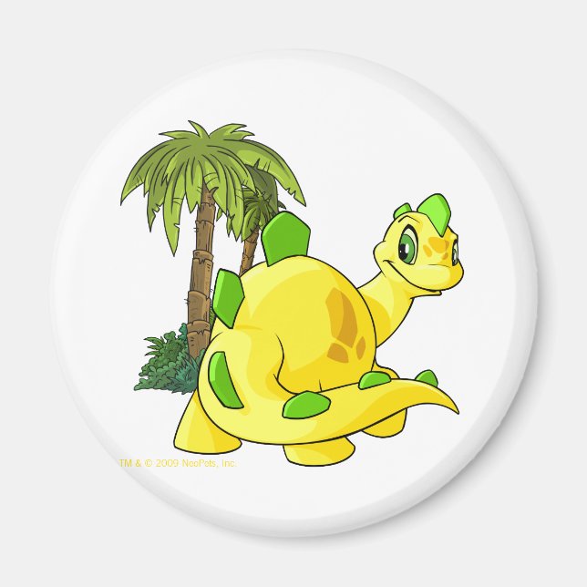 Tyrannian  yellow Chomby gazing Magnet (Front)