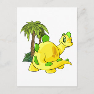 Tyrannian  yellow Chomby gazing Postcard