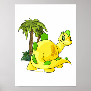 Tyrannian  yellow Chomby gazing Poster