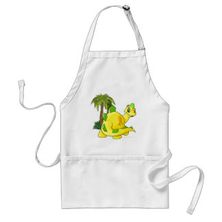 Tyrannian  yellow Chomby gazing Standard Apron