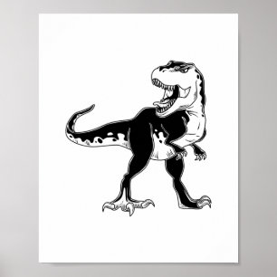 Tyrannosaur dinosaur poster