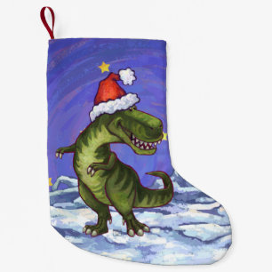 Tyrannosaurus Christmas Small Christmas Stocking