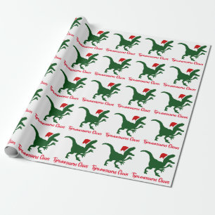 Tyrannosaurus Claws Christmas Wrapping Paper