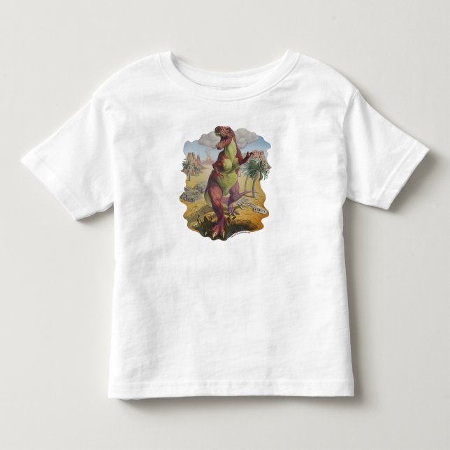 Tyrannosaurus Dinosaur White Tshirt (Front)