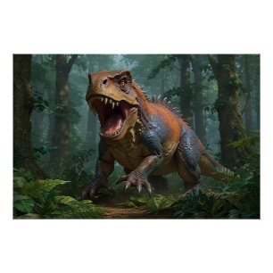 Tyrannosaurus Fun Ecology T-Shirt Poster