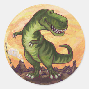 Tyrannosaurus Gifts & Accessories Classic Round Sticker