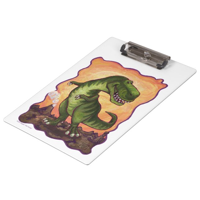 Tyrannosaurus Gifts & Accessories Clipboard (Angled)