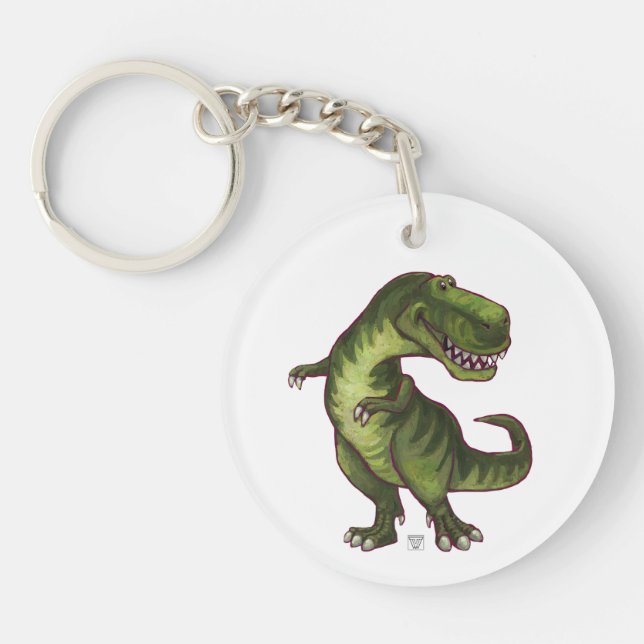 Tyrannosaurus Gifts & Accessories Key Ring (Front)