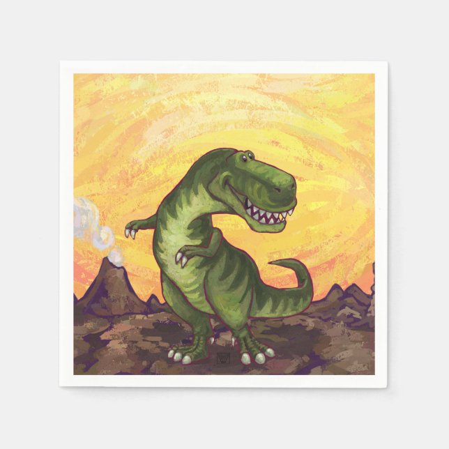 Tyrannosaurus Gifts & Accessories Napkin (Front)