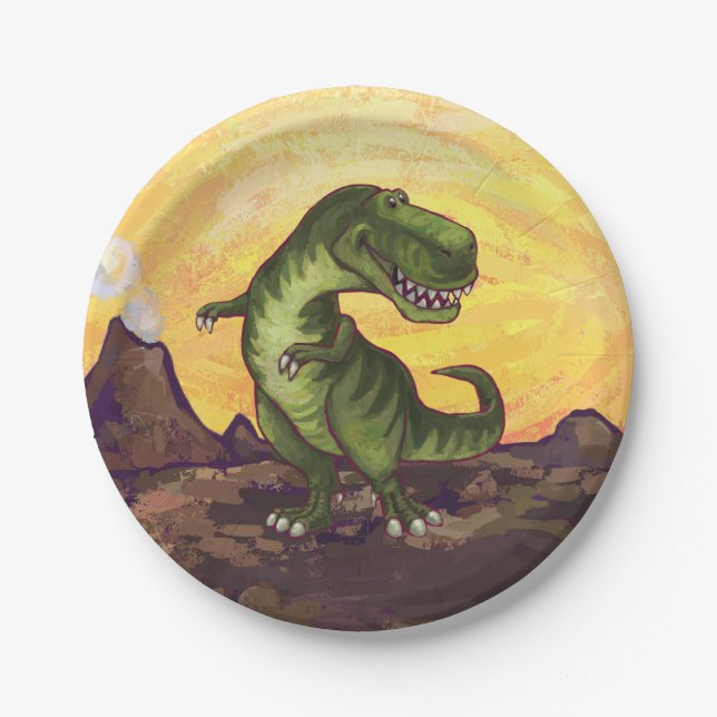 Tyrannosaurus Gifts & Accessories Paper Plate (Front)