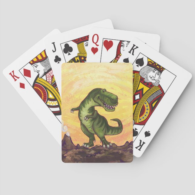 Tyrannosaurus Gifts & Accessories Playing Cards (Back)