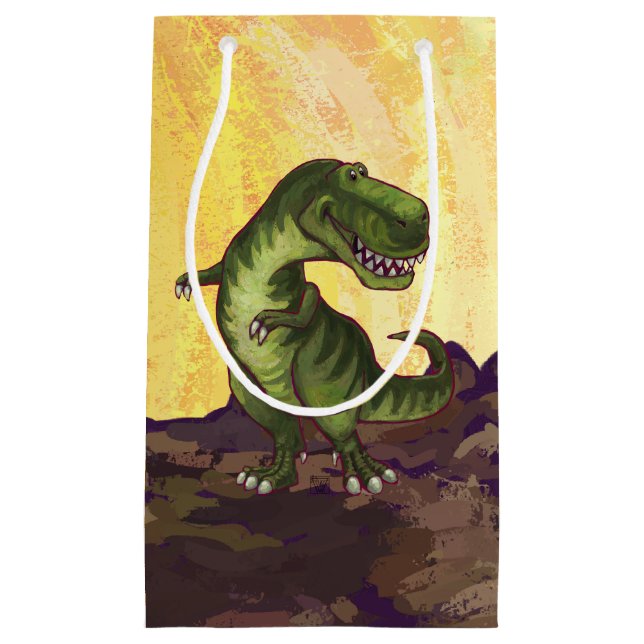 Tyrannosaurus Gifts & Accessories Small Gift Bag (Front)