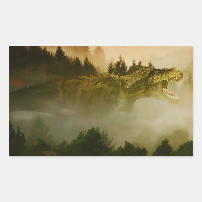 Tyrannosaurus King of Dinos Sticker (Front)