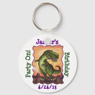 Tyrannosaurus Party Centre Key Ring