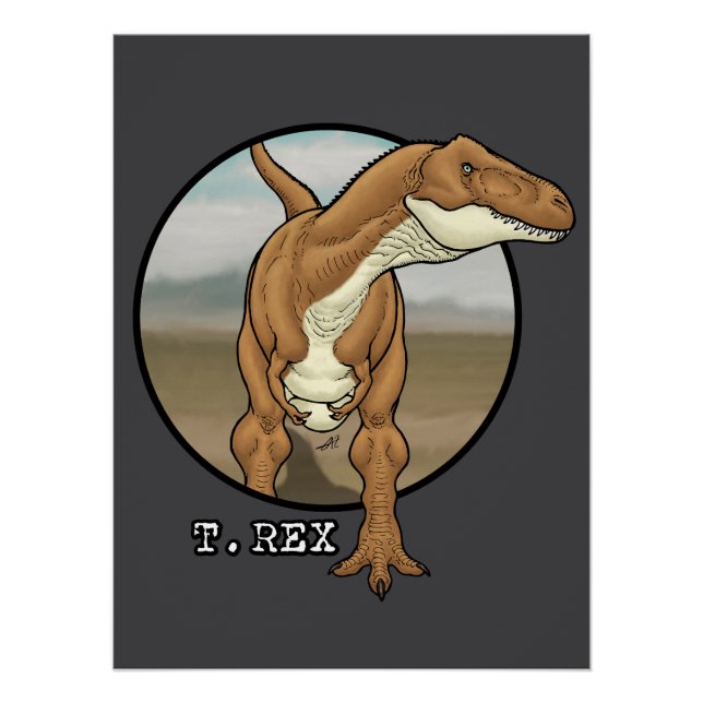 Tyrannosaurus rex #1 poster (Front)