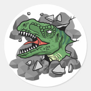 Tyrannosaurus Rex Classic Round Sticker