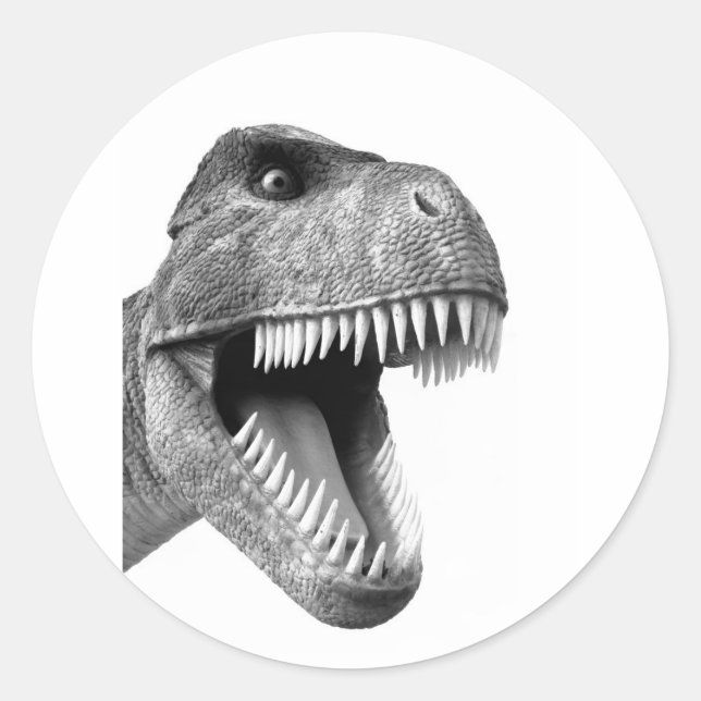 Tyrannosaurus Rex Classic Round Sticker (Front)
