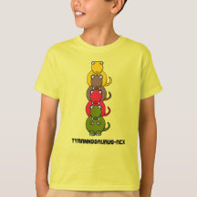Tyrannosaurus-Rex Colourful Cartoon T-Shirt