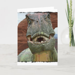 Tyrannosaurus Rex Dinosaur Card