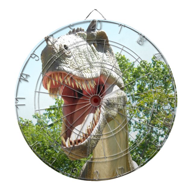 Tyrannosaurus Rex dinosaur Dartboard (Front)