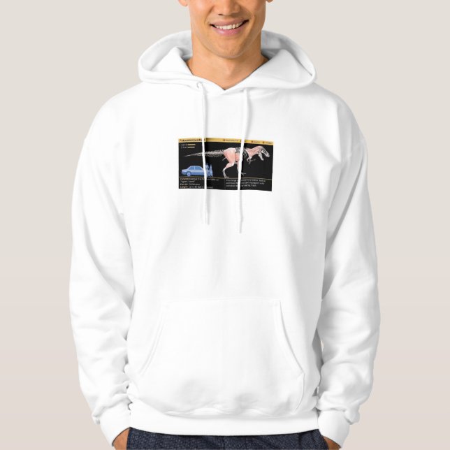 Tyrannosaurus Rex - Dinosaur Jurassic Biology Hoodie (Front)
