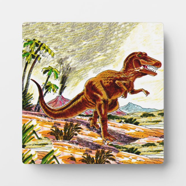 Tyrannosaurus Rex Dinosaur Plaque (Front)