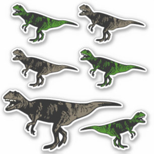 Tyrannosaurus Rex Dinosaur Stickers