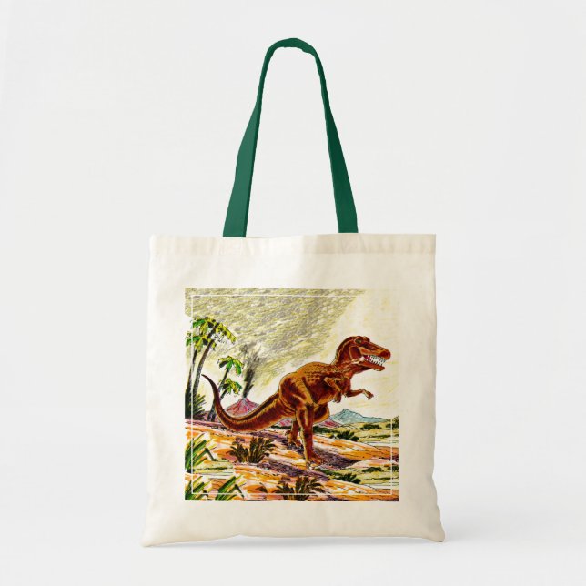 Tyrannosaurus Rex Dinosaur Tote Bag (Front)