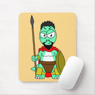 Tyrannosaurus Rex Dressed As Leonidas. Mouse Mat