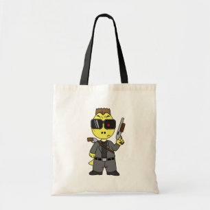 Tyrannosaurus Rex Dressed As The Terminator. Tote Bag