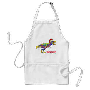 Tyrannosaurus Rex Funny Festive Dinosaur Slogan Standard Apron